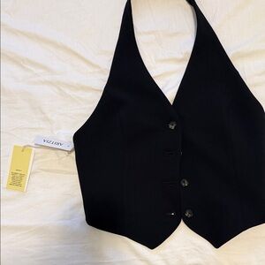 Aritzia Black Halter Vest